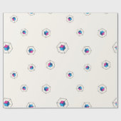 Cool Enigma Cryptocurrency Sign Patroon Cadeaupapier (Vlak)