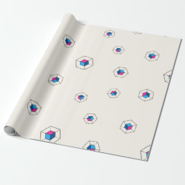 Cool Enigma Cryptocurrency Sign Patroon Cadeaupapier