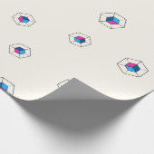 Cool Enigma Cryptocurrency Sign Patroon Cadeaupapier (Hoek)