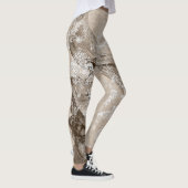 Cool Ephemera Pattern Abstract, Schattige Vrouwen Leggings (Rechts)