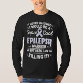 Cool Epilepsy Warrior Epilepsy Awareness T-shirt (Voorkant)