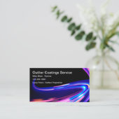 Cool Epoxy Coatings Theme Bedrijfskaart Template Visitekaartje (Staand voorkant)