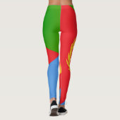 Cool Eritrea Flag Mode Leggings (Achterkant)