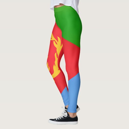 Cool Eritrea Flag Mode Leggings (Links)
