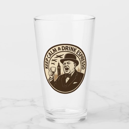 Cool Espresso Glas (Voorkant)