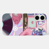 Cool Esthetische Y2K/90's Stickers Case-Mate iPhone Case (Achterkant (horizontaal))