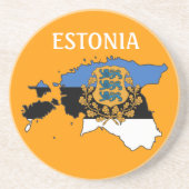 Cool Estland Onderzetter! Zandsteen Onderzetter (Voorkant)