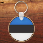 Cool Estonia Flag Seal Sleutelhanger (Voorkant)