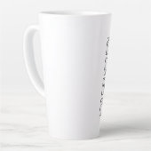 Cool Eten Slapen ANIME Herhalen Grappig Icoon Japa Latte Mok (Linkerhoek)