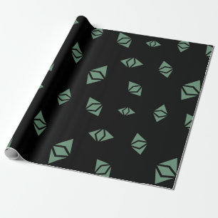 Cool Ethereum Classic Cryptocurrency Sign Patroon Cadeaupapier