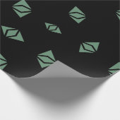 Cool Ethereum Classic Cryptocurrency Sign Patroon Cadeaupapier (Hoek)