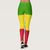 Cool Ethiopia Flag Mode Leggings (Achterkant)