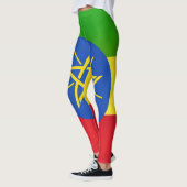 Cool Ethiopia Flag Mode Leggings (Links)
