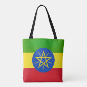 Cool Ethiopia Flag Mode Tote Bag (Achterkant)