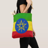 Cool Ethiopia Flag Mode Tote Bag (Dichtbij)