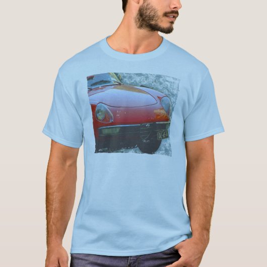 Cool European Car Alfa Romeo Spider T-shirt (Voorkant)