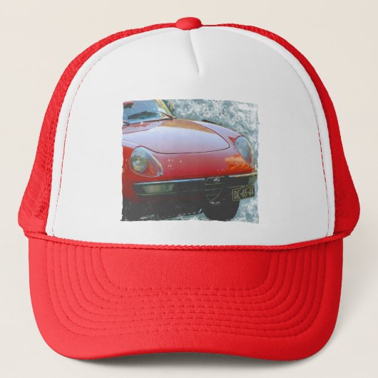 Cool European Car Alfa Romeo Spider Trucker Pet (Voorkant)