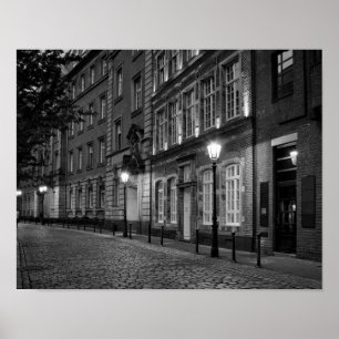 Cool European German Architecture Style Poster