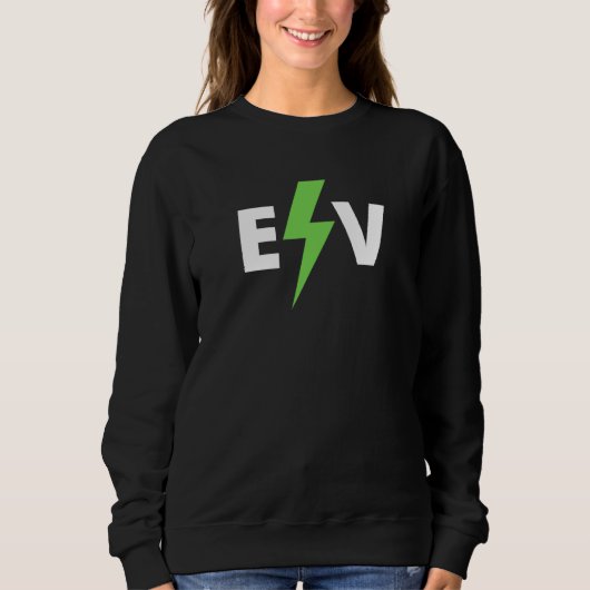 Cool EV Elektrisch Voertuig, EV Leven, Grappig Ele Trui (Voorkant)