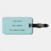 Cool Evil Black Dragon Snake Monster Bagagelabel (Achterkant horizontaal)