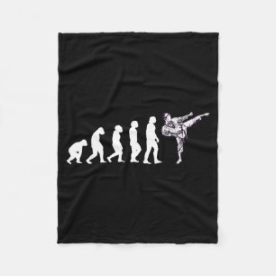 Cool Evolution Taekwondo Karate Aikido Ju Jutsu Fleece Deken