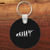 Cool Evolution Taekwondo Karate Aikido Ju Jutsu Sleutelhanger (Voorkant)