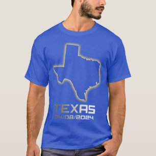 Cool exas America Astronomy otal Solar Eclipse 202 T-shirt