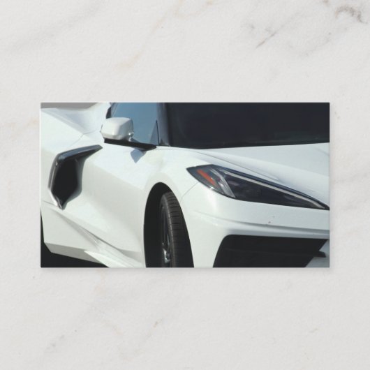 Cool Exotic Auto Thema Visitekaartjes (Voorkant)