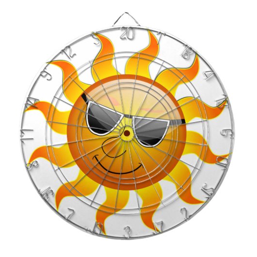 COOL FACE SUNSHINE DARTBORD (Voorkant)