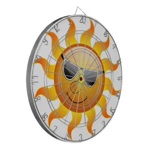 COOL FACE SUNSHINE DARTBORD (Voorkant Links)