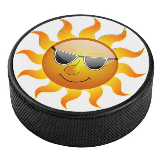COOL FACE SUNSHINE HOCKEY PUCK (3/4)
