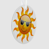 COOL FACE SUNSHINE ORNAMENT (voorkant)