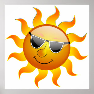 COOL FACE SUNSHINE POSTER