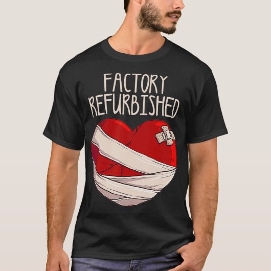 Cool Factory Refurbished Heart Funny Open Heart Su T-shirt (Voorkant)