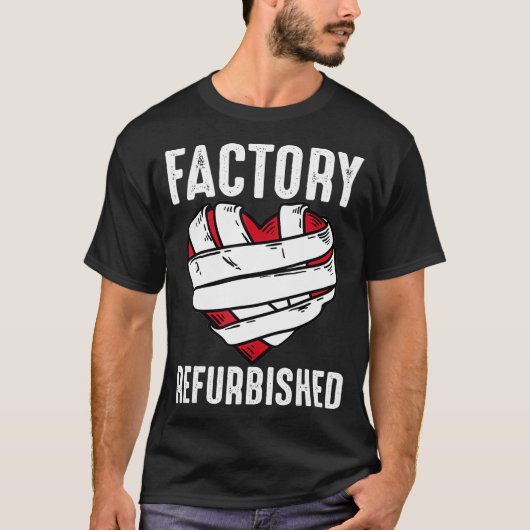 Cool Factory Refurbished Heart Funny Open Heart Su T-shirt (Voorkant)