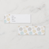 Cool Faded kleurrijke balls van Yarn Pattern Gifts Mini Visitekaartje (Voorkant / Achterkant)