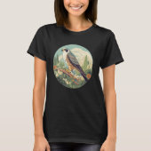 Cool Falconry Bird in Wilderness T-shirt (Voorkant)