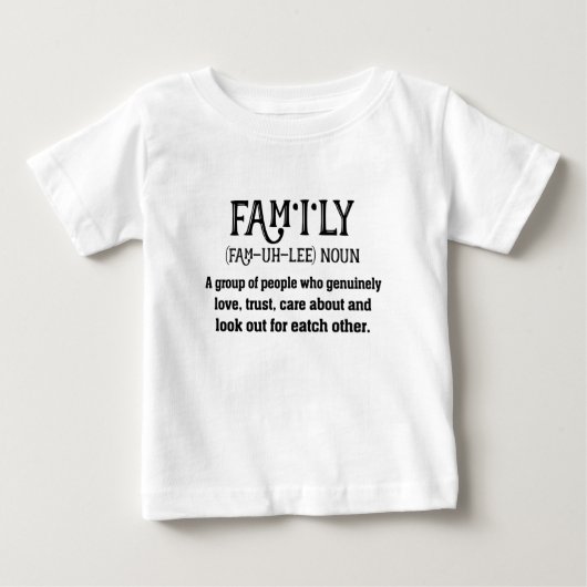 Cool Family Definition Funny Family Gift (Voorkant)