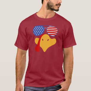 Cool Family Matching Thanksgiving Turkije Gezicht T-shirt