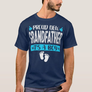 Cool Family Proud New Grandfather Het is een jonge T-shirt