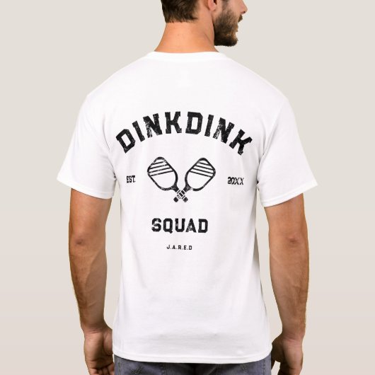 COOL FAMILY SQUAD PICKLEBALL VADERDAG T-SHIRT (Achterkant)