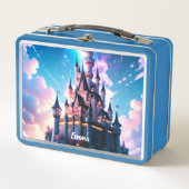 Cool Fantasy Castle Aangepaste scriptnaam (Voorkant)