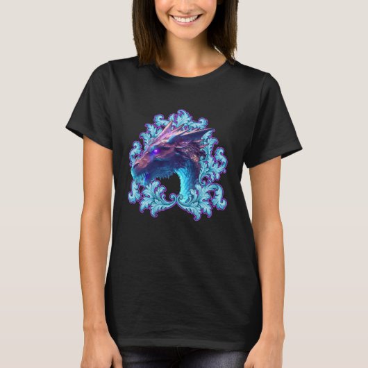 Cool Fantasy Dragon Game Gamer Cosplay Nerds 28 T-shirt (Voorkant)