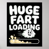 Cool Fart Costume For Men Women Farting Joke Farte Poster (Voorkant)