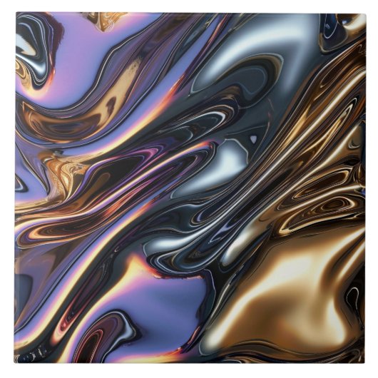 Cool faux folie patroon tegeltje (Voorkant)