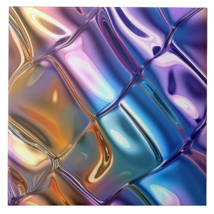 Cool faux folie patroon tegeltje