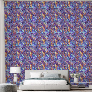 Cool faux folie tegelpatroon behang