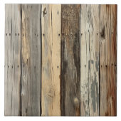 Cool faux hout patroon tegeltje (Voorkant)