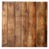 Cool faux hout patroon tegeltje (Voorkant)