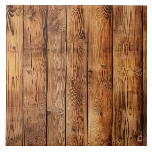 Cool faux hout patroon tegeltje (Voorkant)